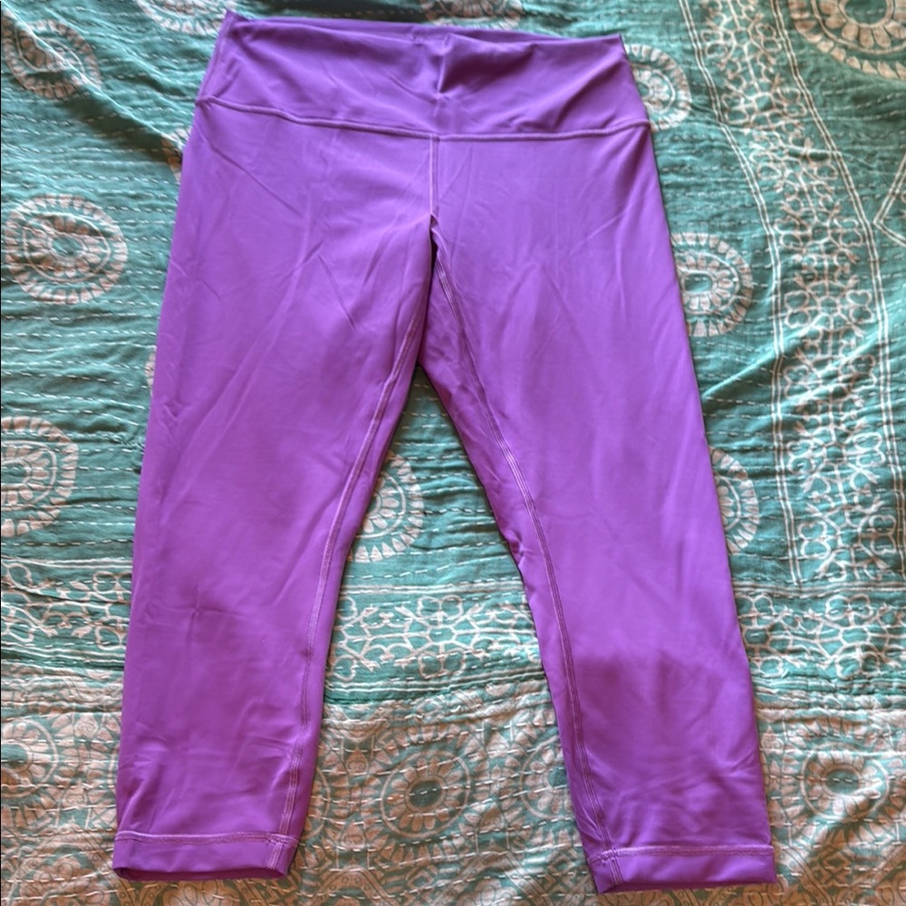Lululemon Wunder train crop size 14